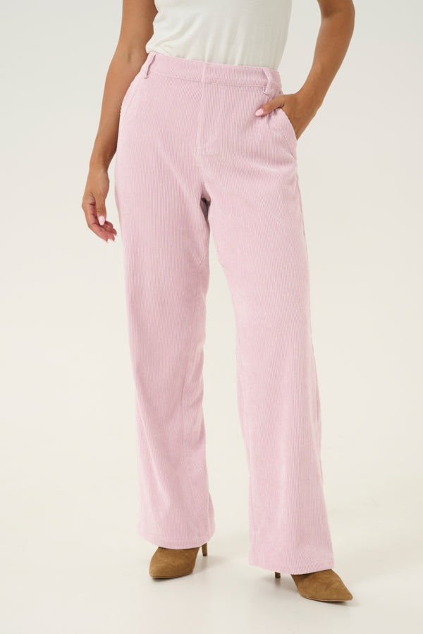Cory Straight Pant - Vaaleanpunainen / 34 - Housut