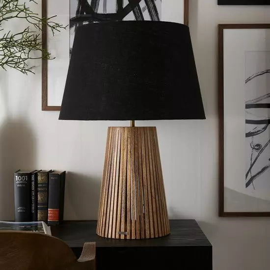 Bradbury Wood Slats Lampunjalka - Huonekalut ja lamput
