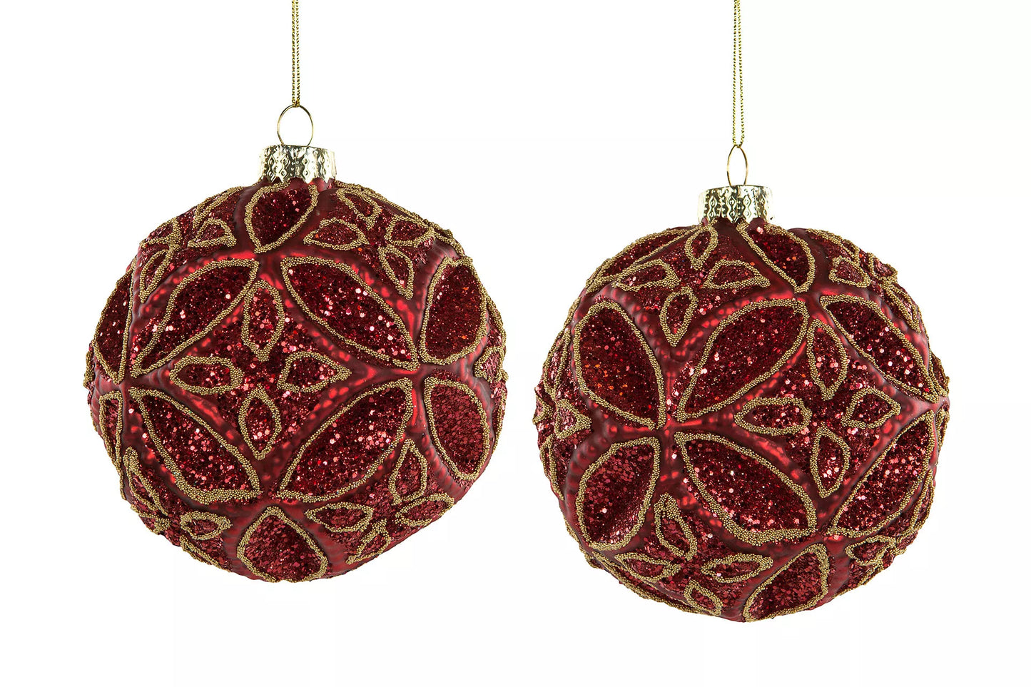 Punainen lasipallo - Joulukoristeet