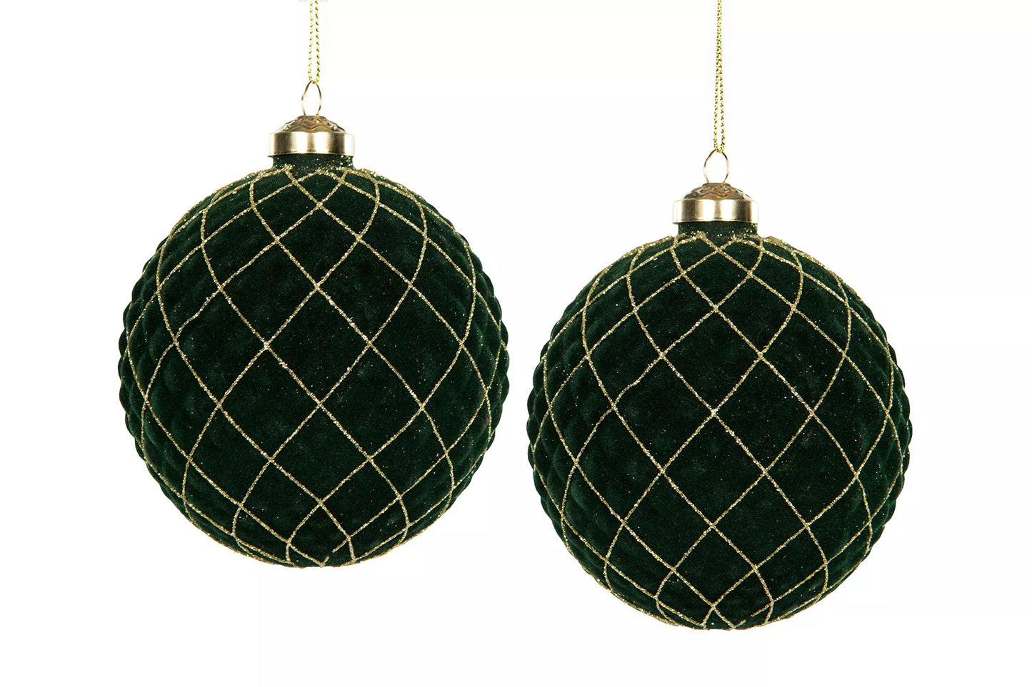 Vihreä lasipallo - Joulukoristeet