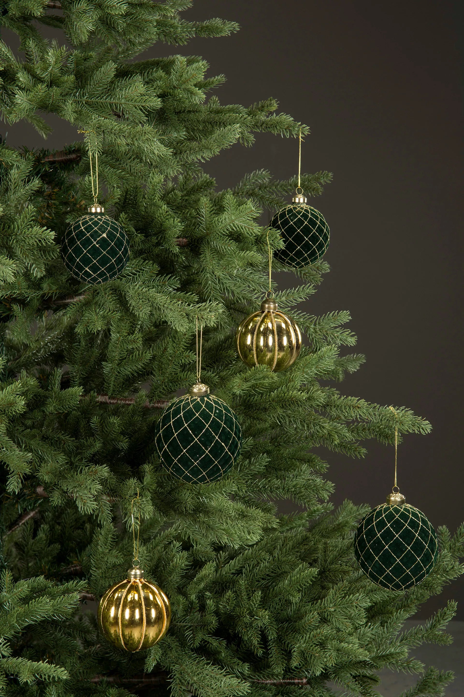 Vihreä lasipallo - Joulukoristeet