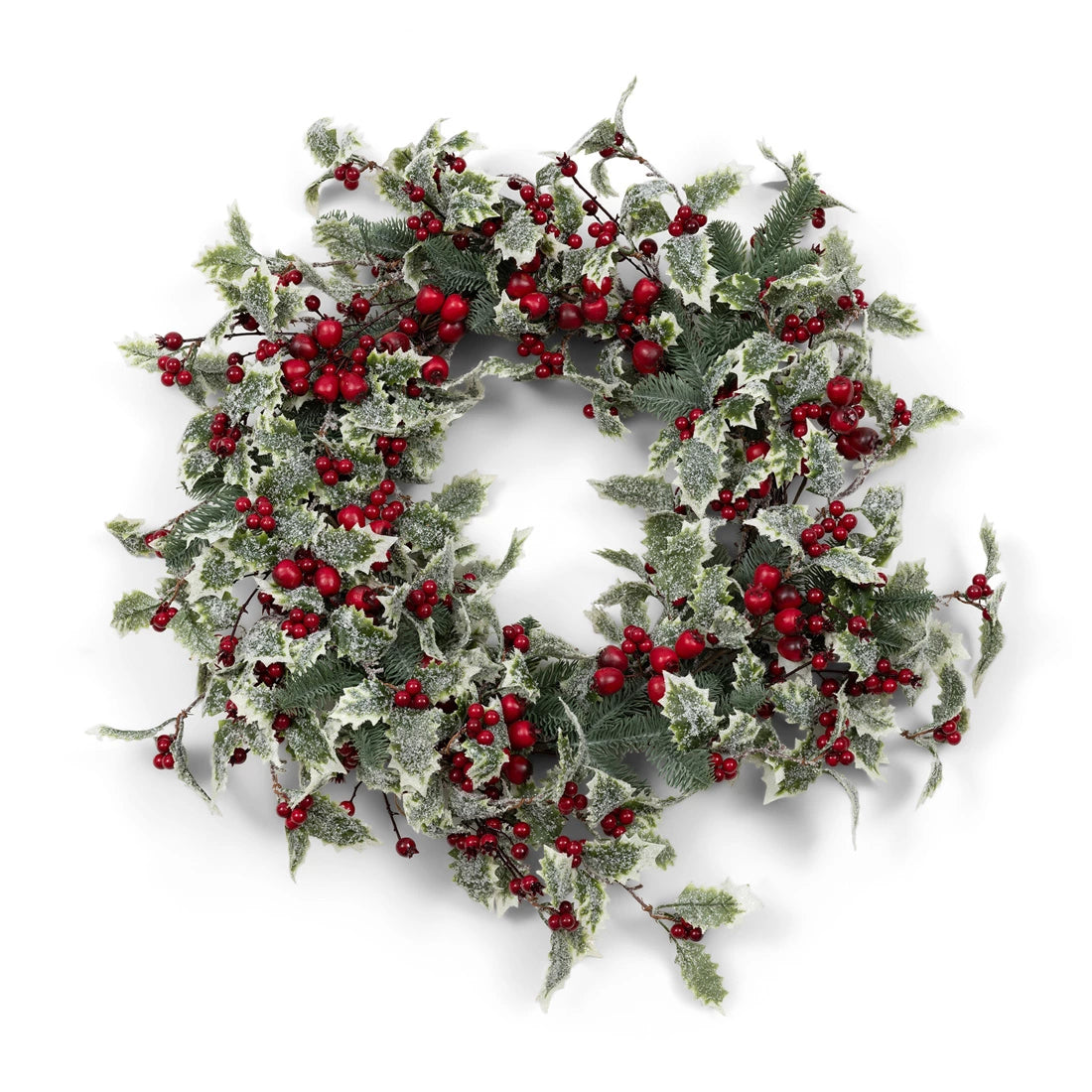 Frosted Berry Wreath Dia 71cm - Joulukoristeet