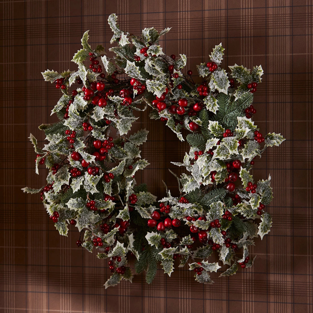 Frosted Berry Wreath Dia 71cm - Joulukoristeet
