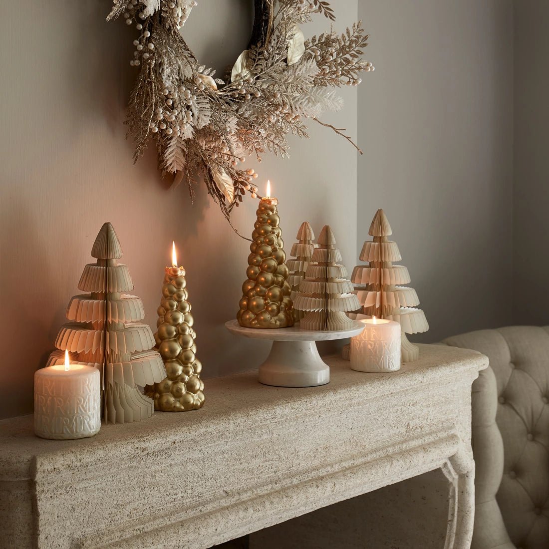 Pompom Tree Kynttilä - Joulutuotteet