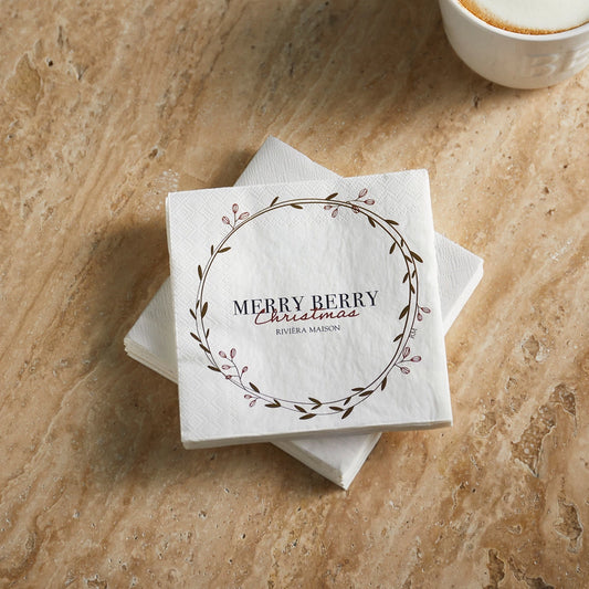 Merry Berry Paper Napkin - Joulutuotteet
