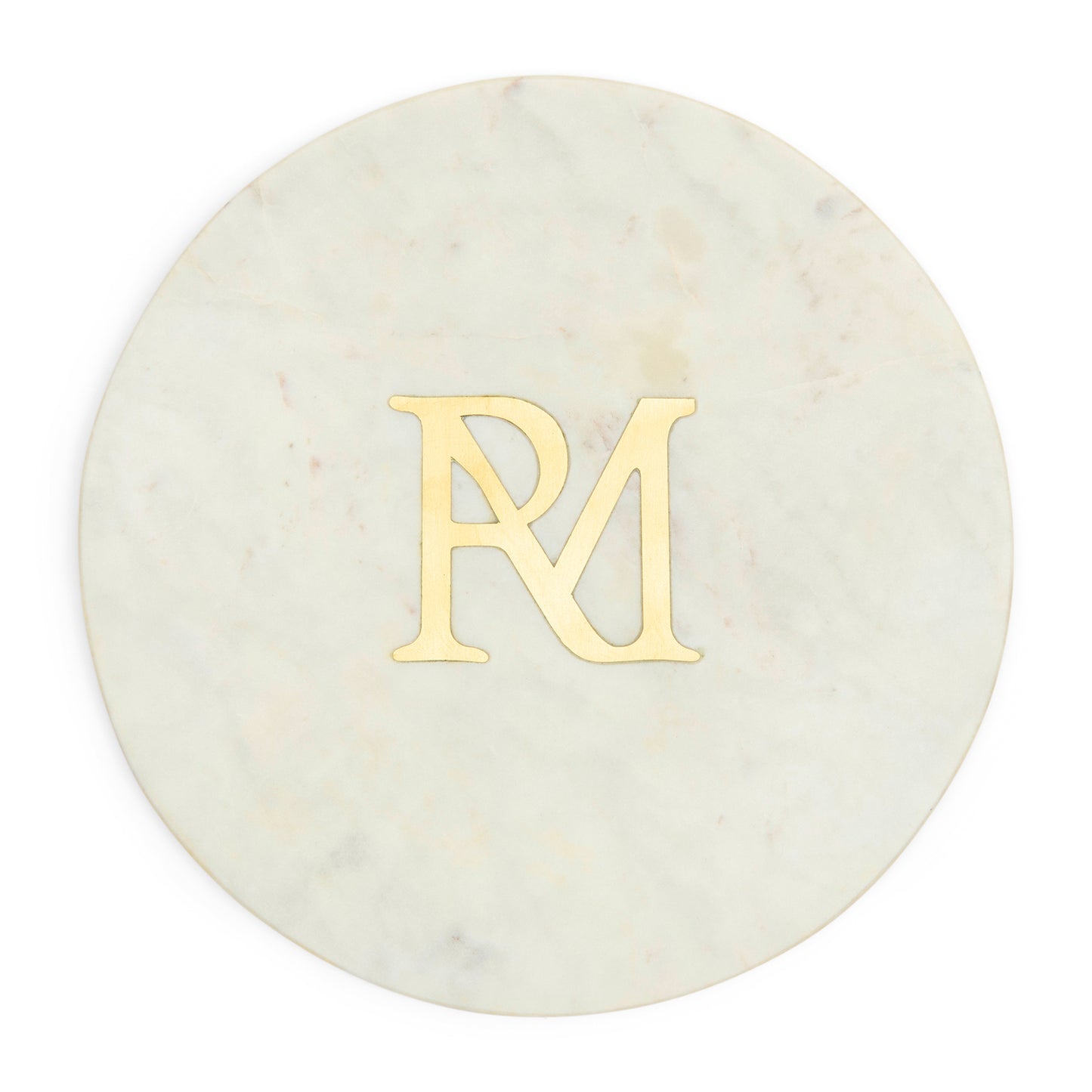 RM Monogram Marble Kynttilätarjotin