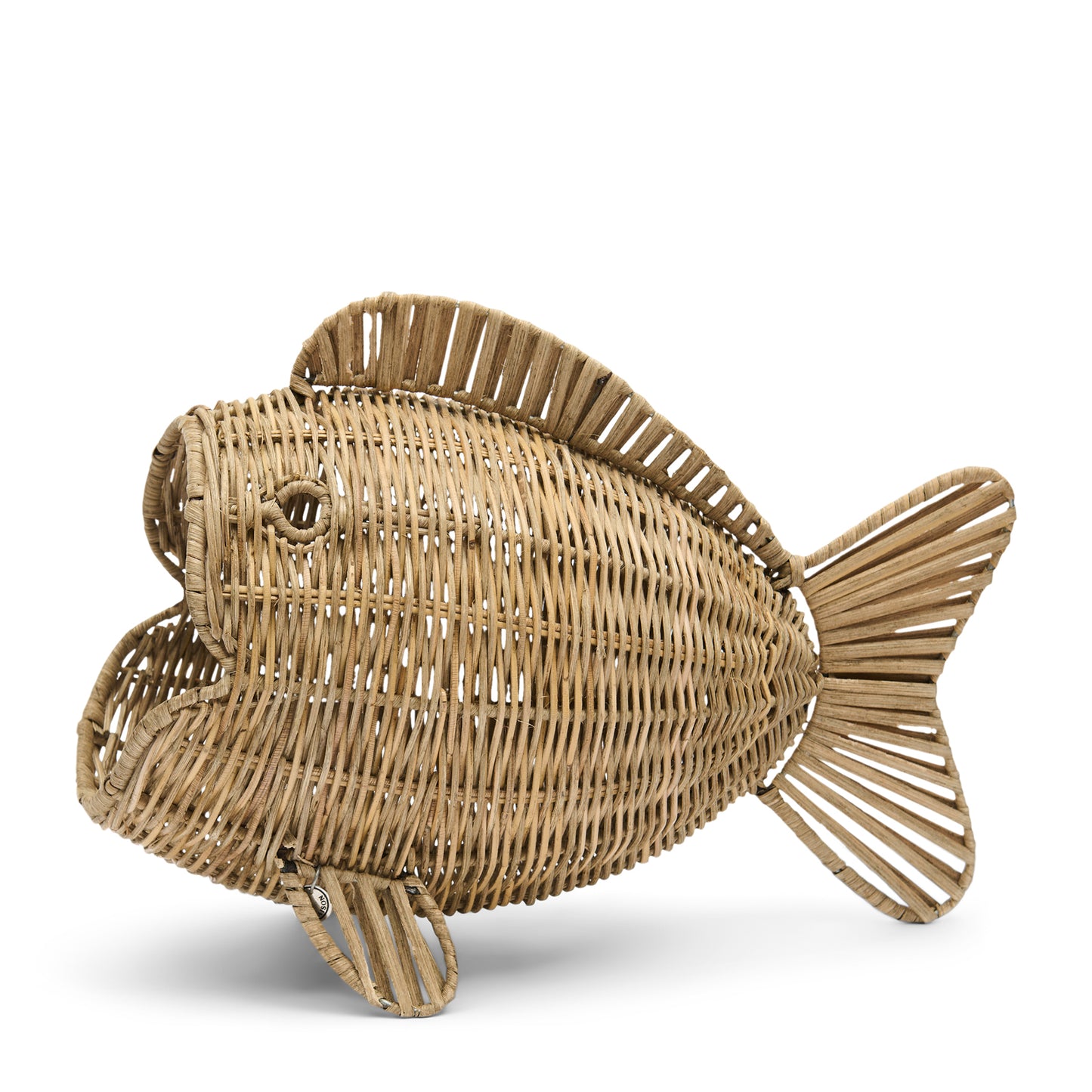 Rustic Rattan Fish Basket Kori