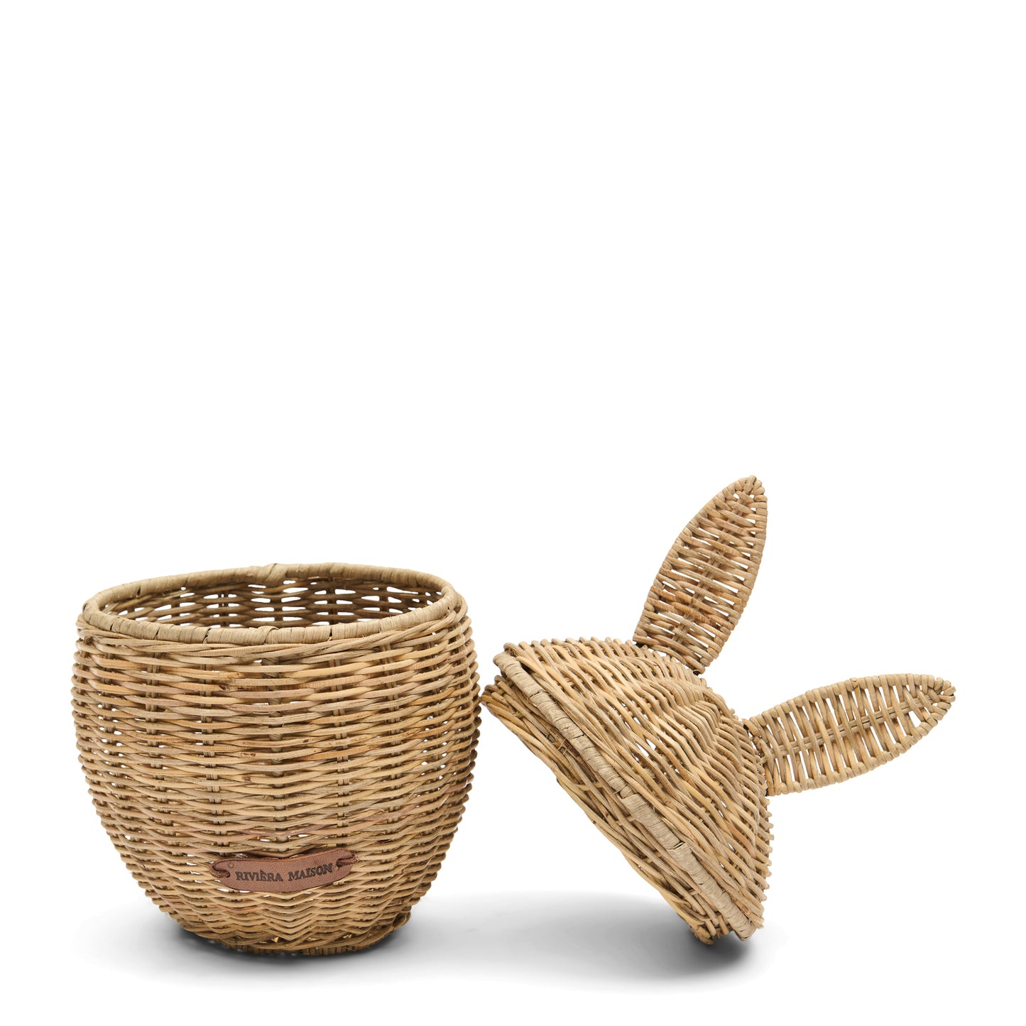 Rustic Rattan Easter Rabbit Basket Kori