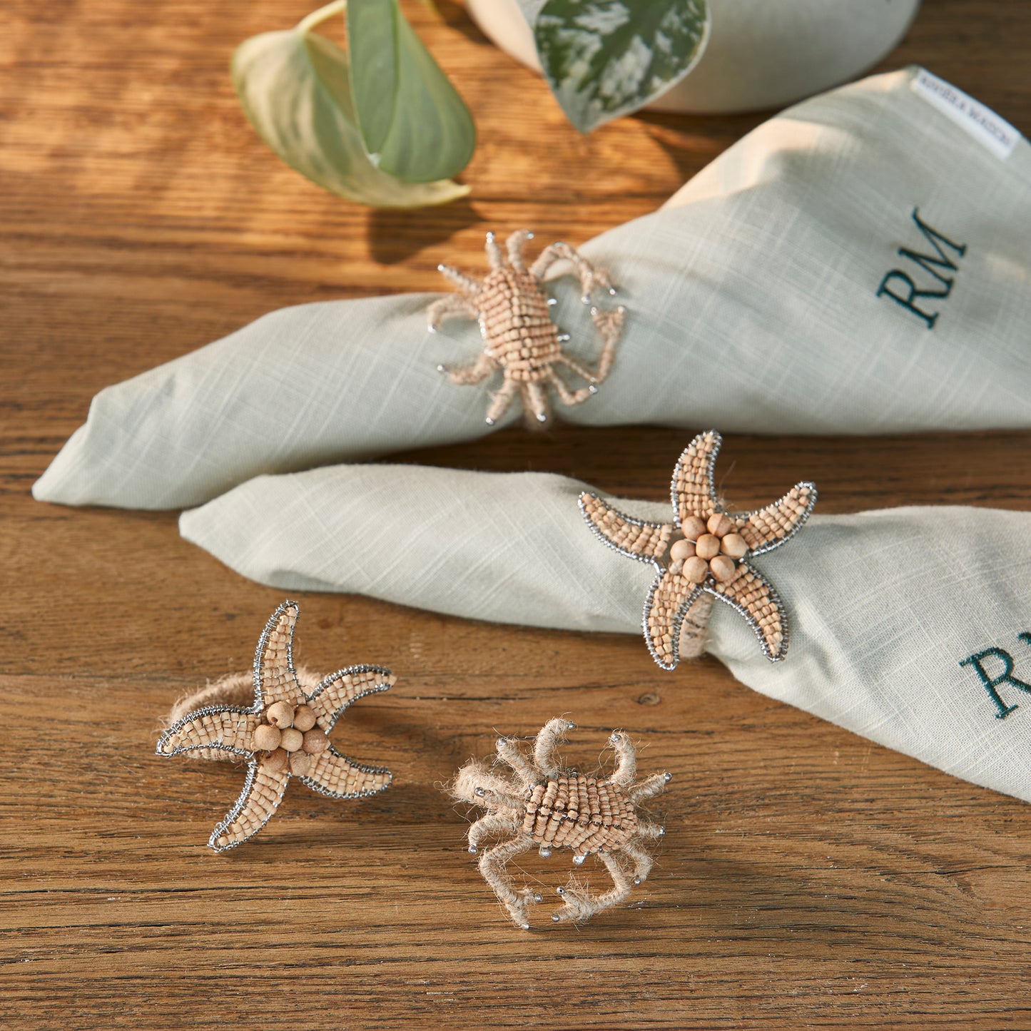 Sealife Napkin Rings Servettirenkaat