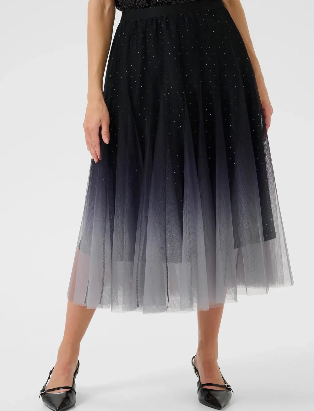 Glittery Mesh Skirt