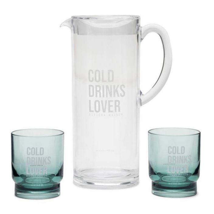 Gold Drink Lovers Kannu & Lasisetti - Juomalasit ja kannut
