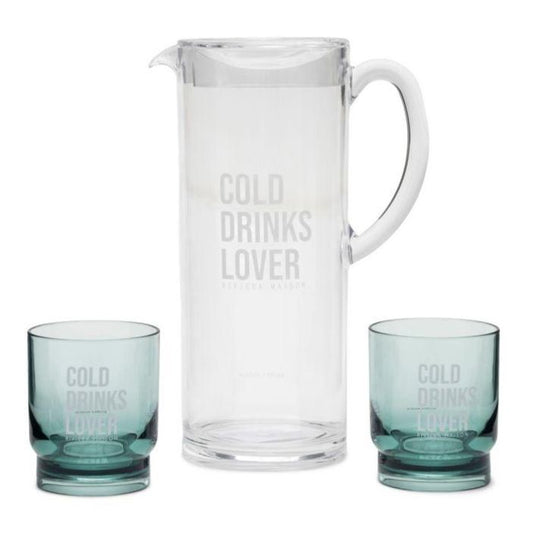 Gold Drink Lovers Kannu & Lasisetti - Juomalasit ja kannut