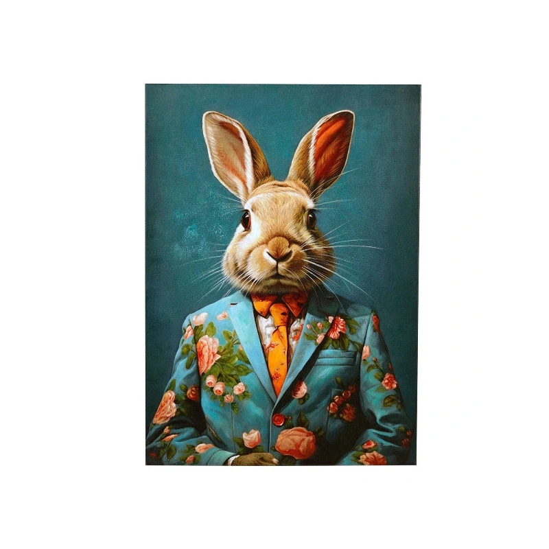 Kukkatakkinen Kani Taulu