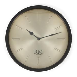 Santiago Wall Clock Keep up with the times with this RM wall clock, 30 cm in diameter, with a beautiful black surround and