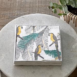 Paper Napkin Galapagos Parrot The tropical Galapagos of Ecuador have a wealth of flora and fauna, and this parrot represents