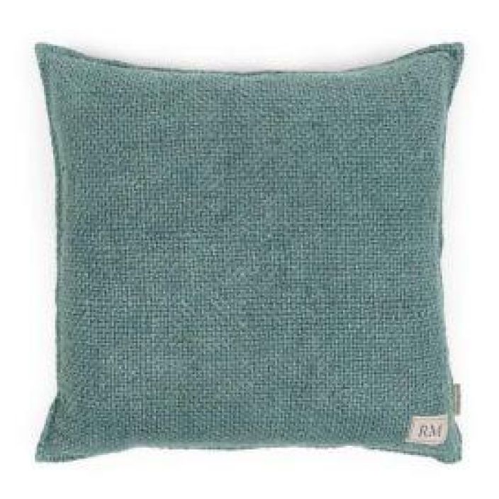 Rustic Check Pillow Cover blue 50x50