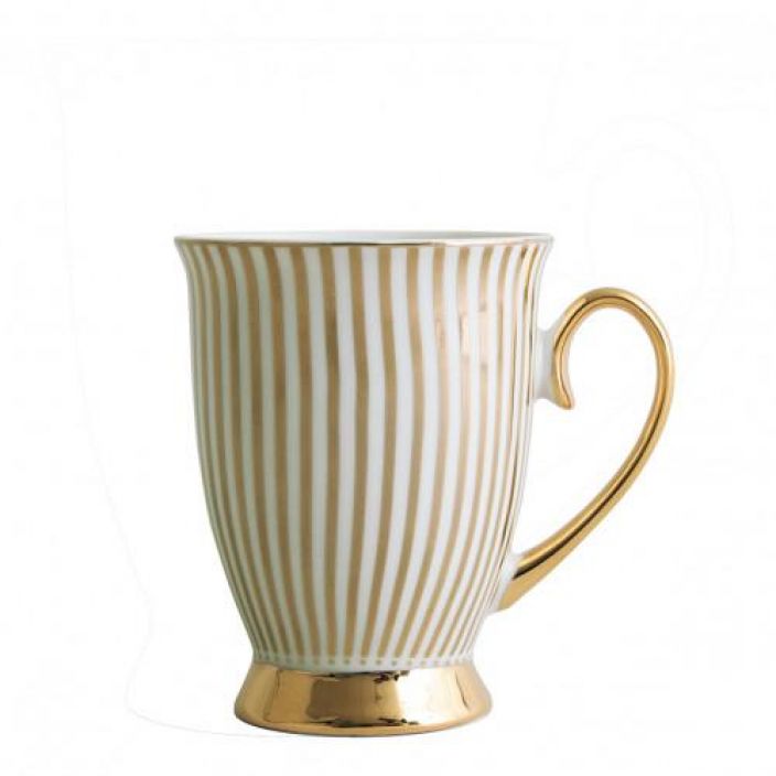 mug madame golden stripe
