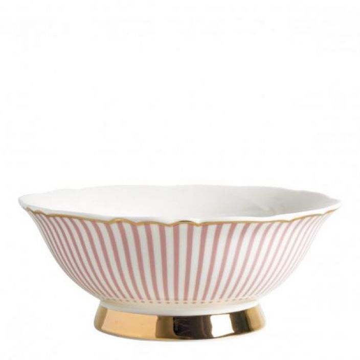 bowl stripes pink
