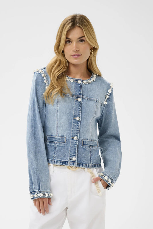 Farkkutakki Helmillä