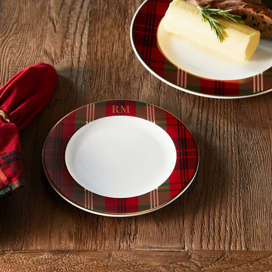 Classic Tartan Breakfast Plate