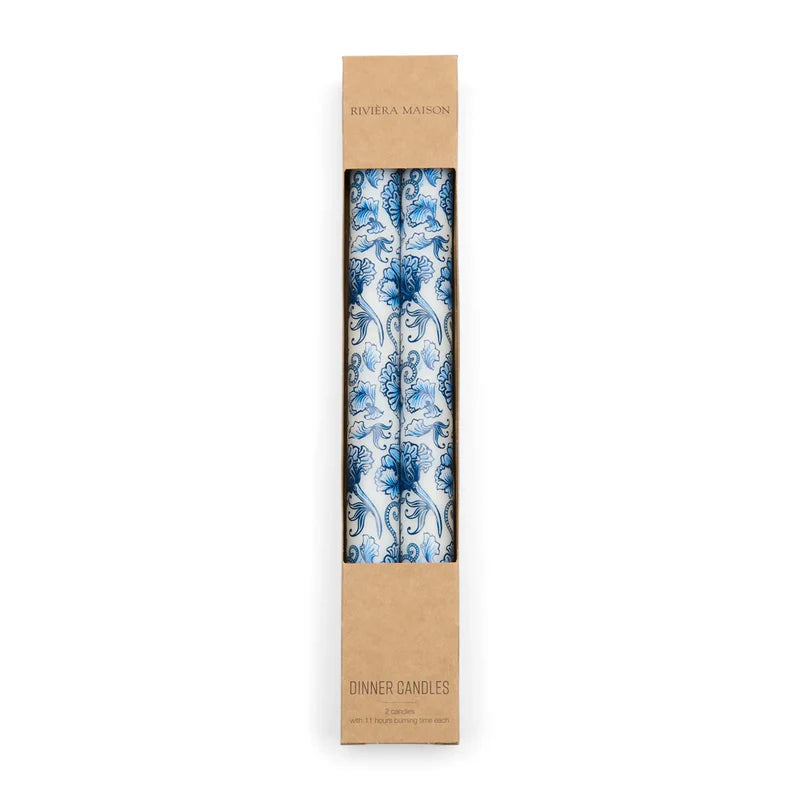 Amalfi Dinner Candle Set of2