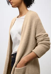 Fluffy Long Cardigan