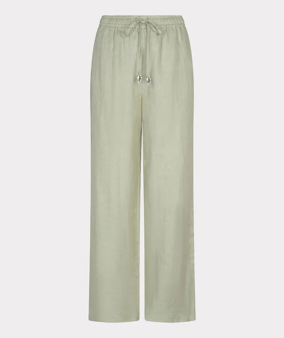 Pellava Housu Soft Green