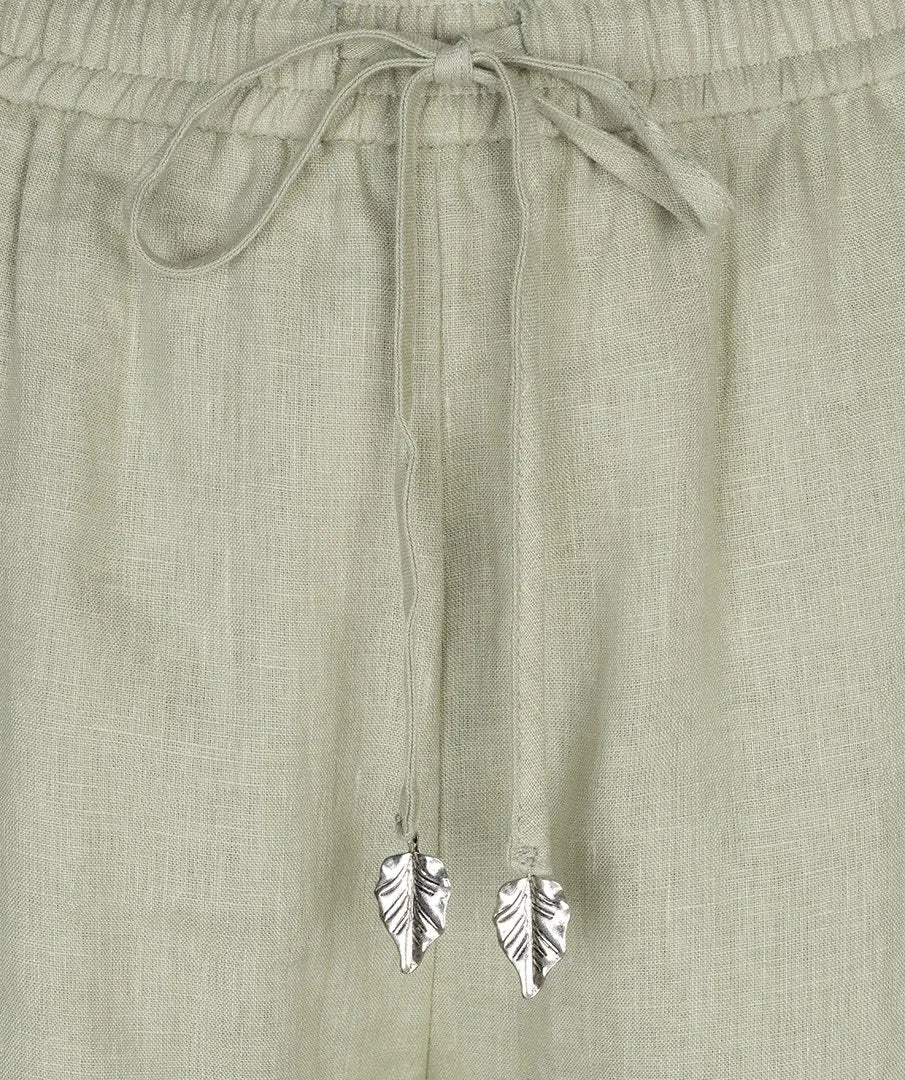 Pellava Housu Soft Green