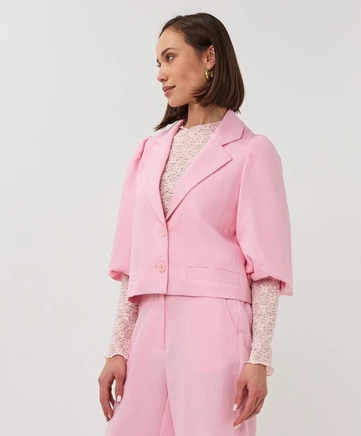 Twill Blazer Puffihihalla