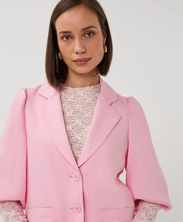 Twill Blazer Puffihihalla